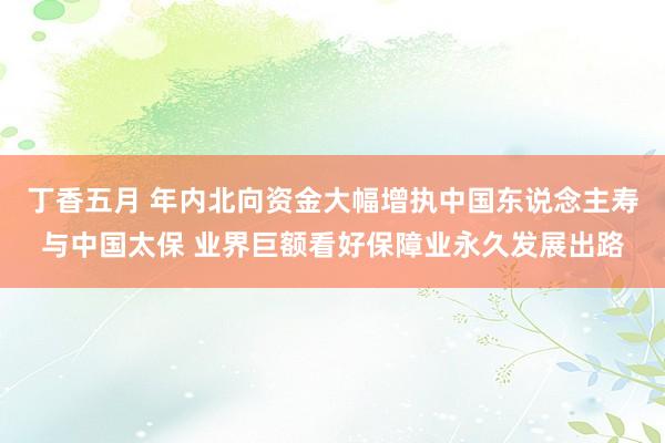 丁香五月 年内北向资金大幅增执中国东说念主寿与中国太保 业界巨额看好保障业永久发展出路